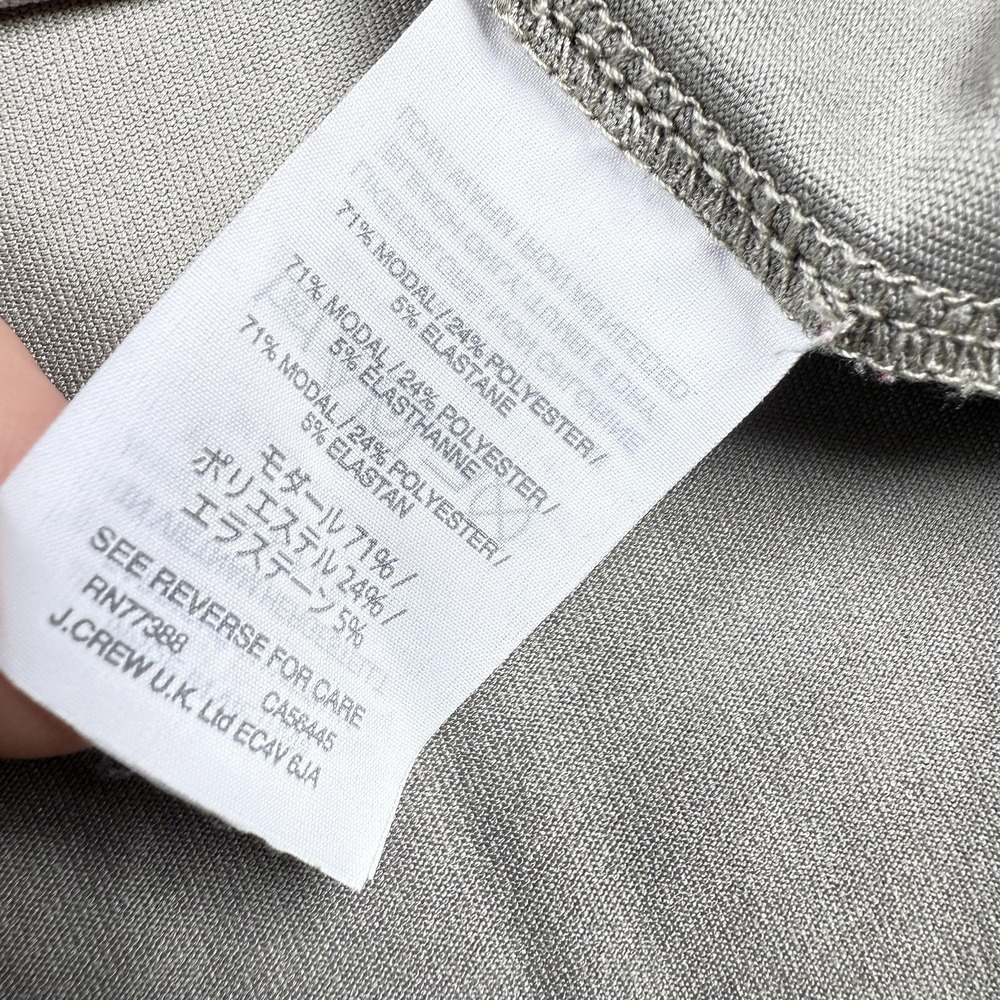 Madewell Shirt Womens S Mock Neck Long Sleeve Minimalist Old Money Layer Casule - Picture 7 of 10